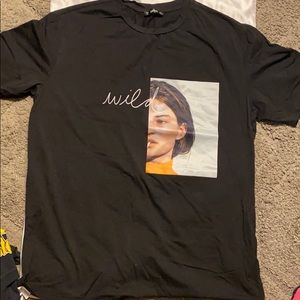 “Wild” black graphic tee